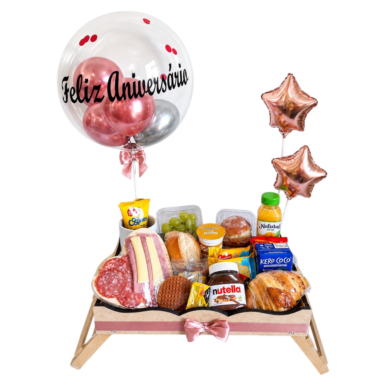 Cesta de Anivers�rio Luxo Amanhecer