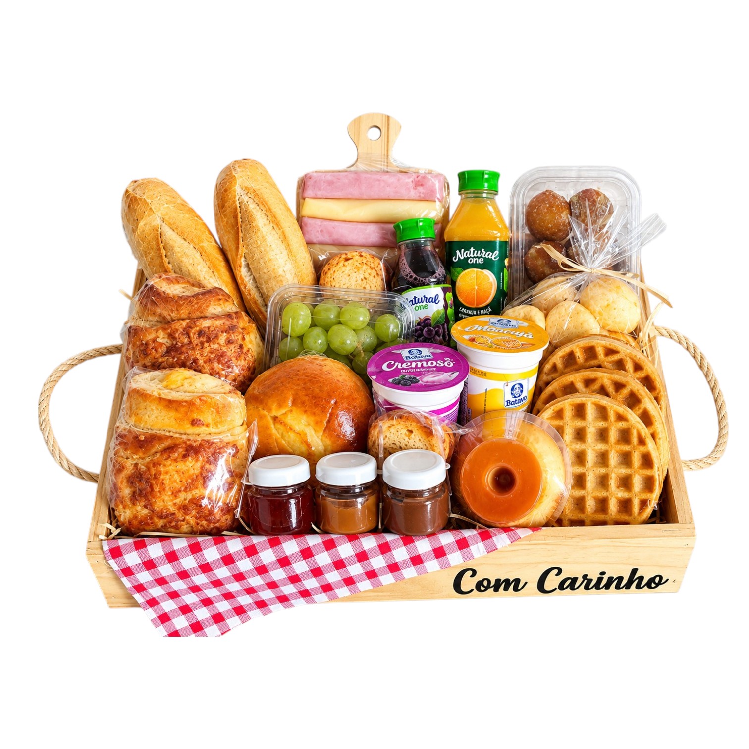 Cesta de caf� da manh� premium