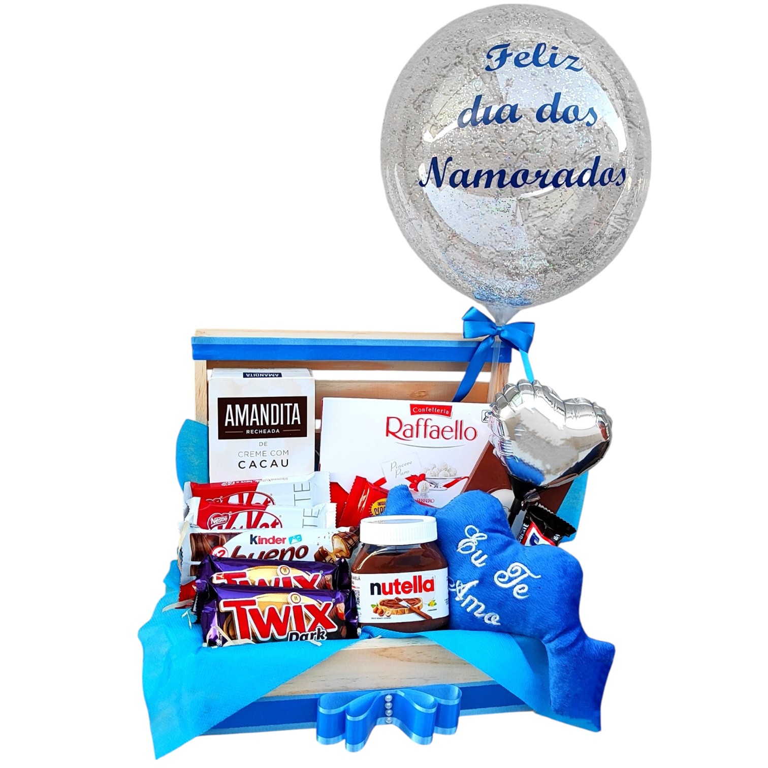 Cesta de Dia dos namorados - chocolate