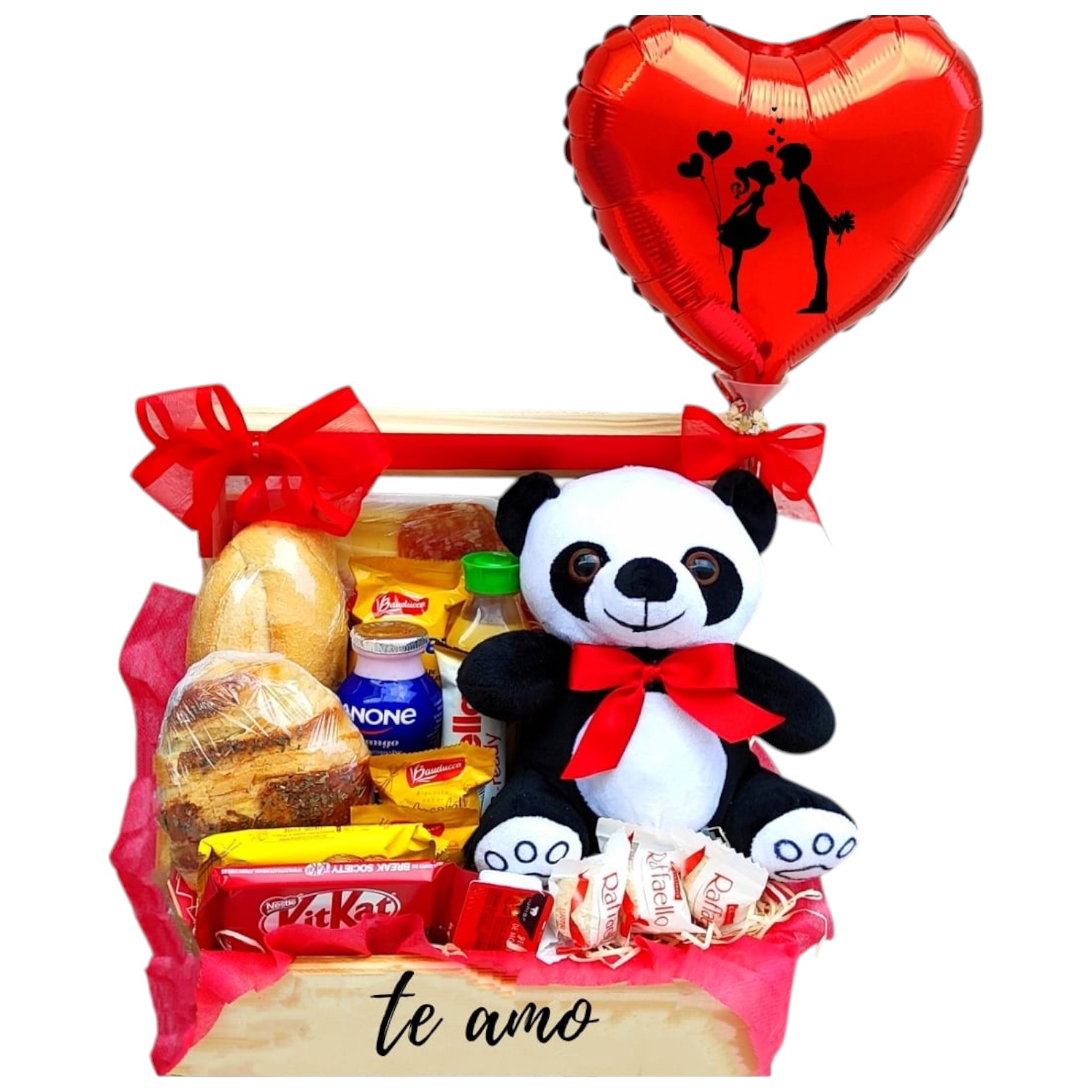 Cesta de dia dos namorados - Panda