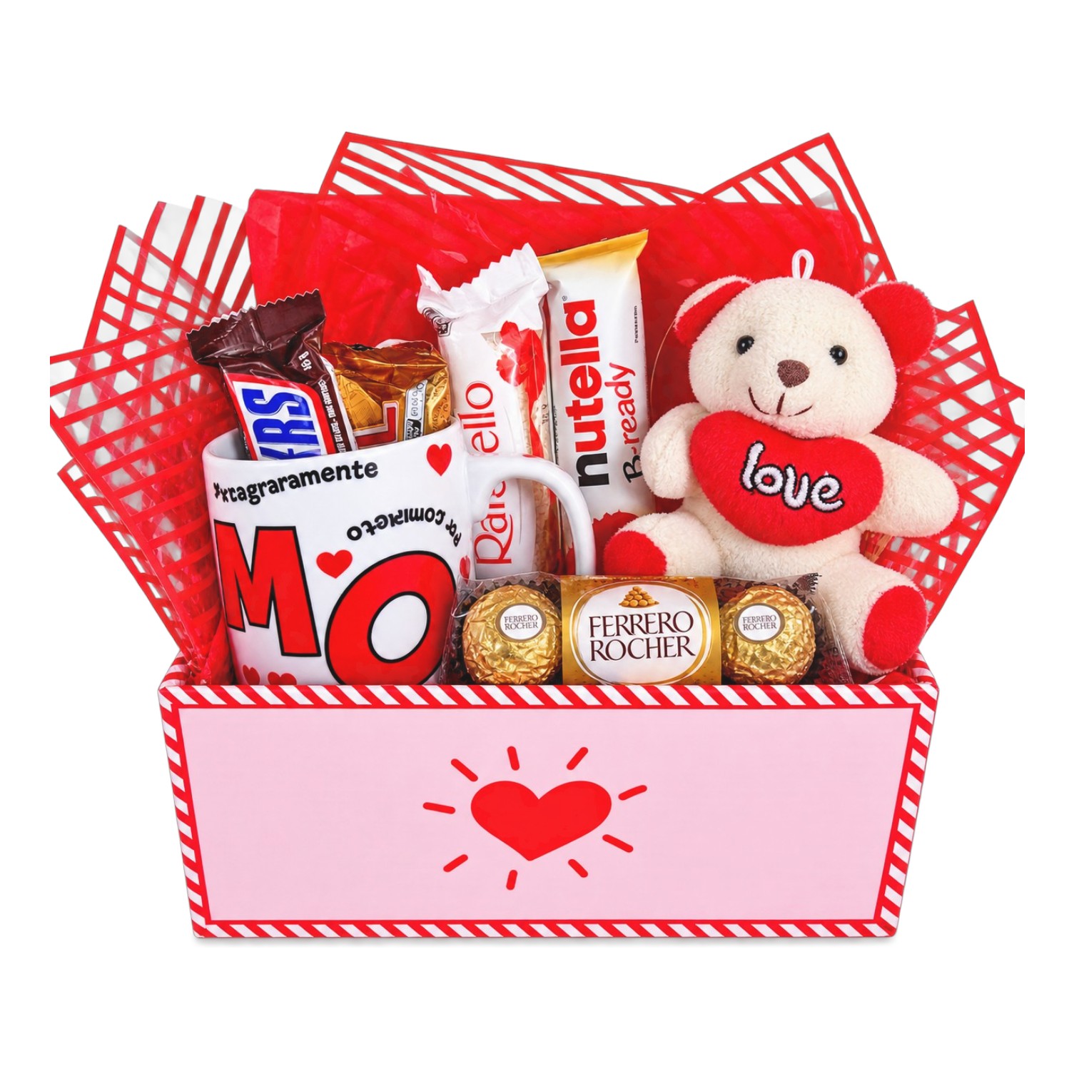 Mimo de chocolate com caneca+ursinho