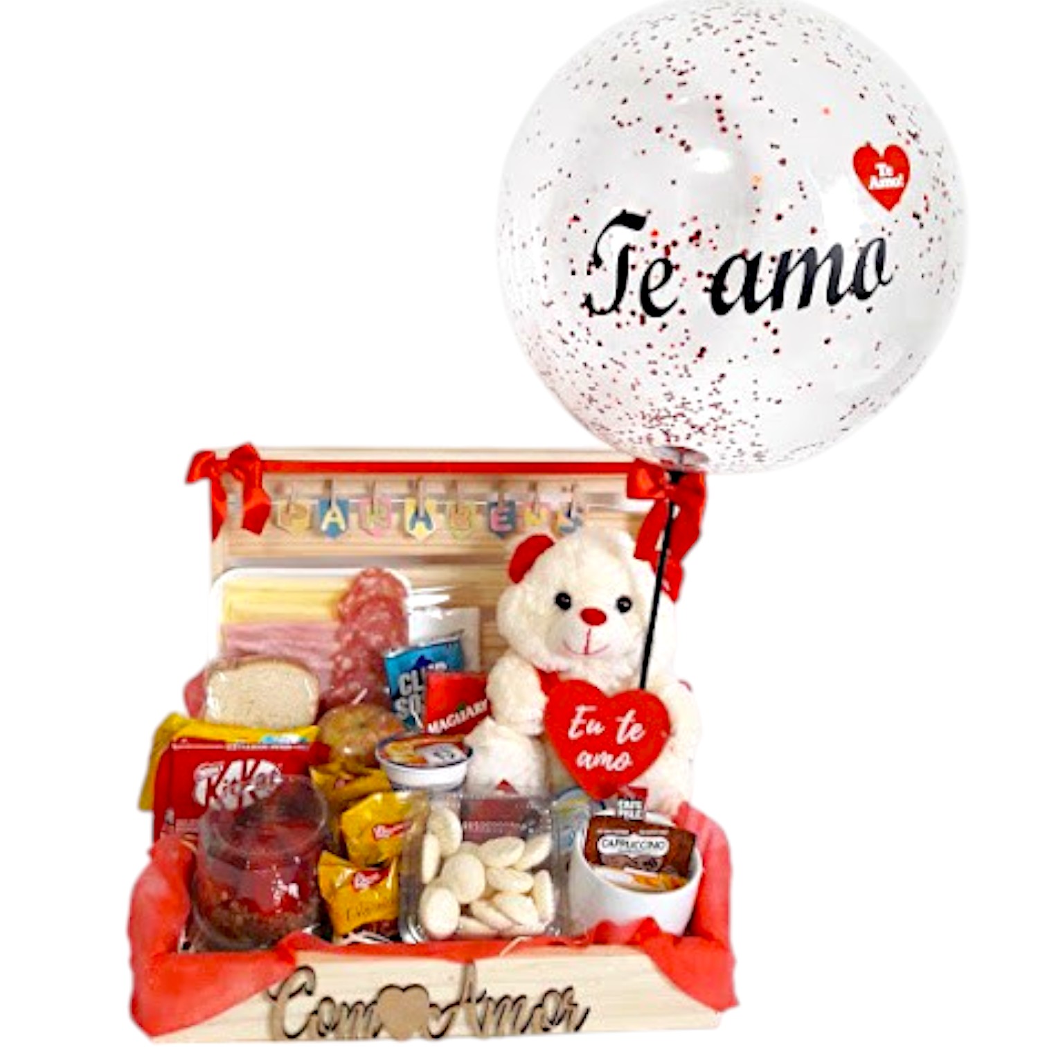 Cesta Aniversrio - Parabns Com Amor