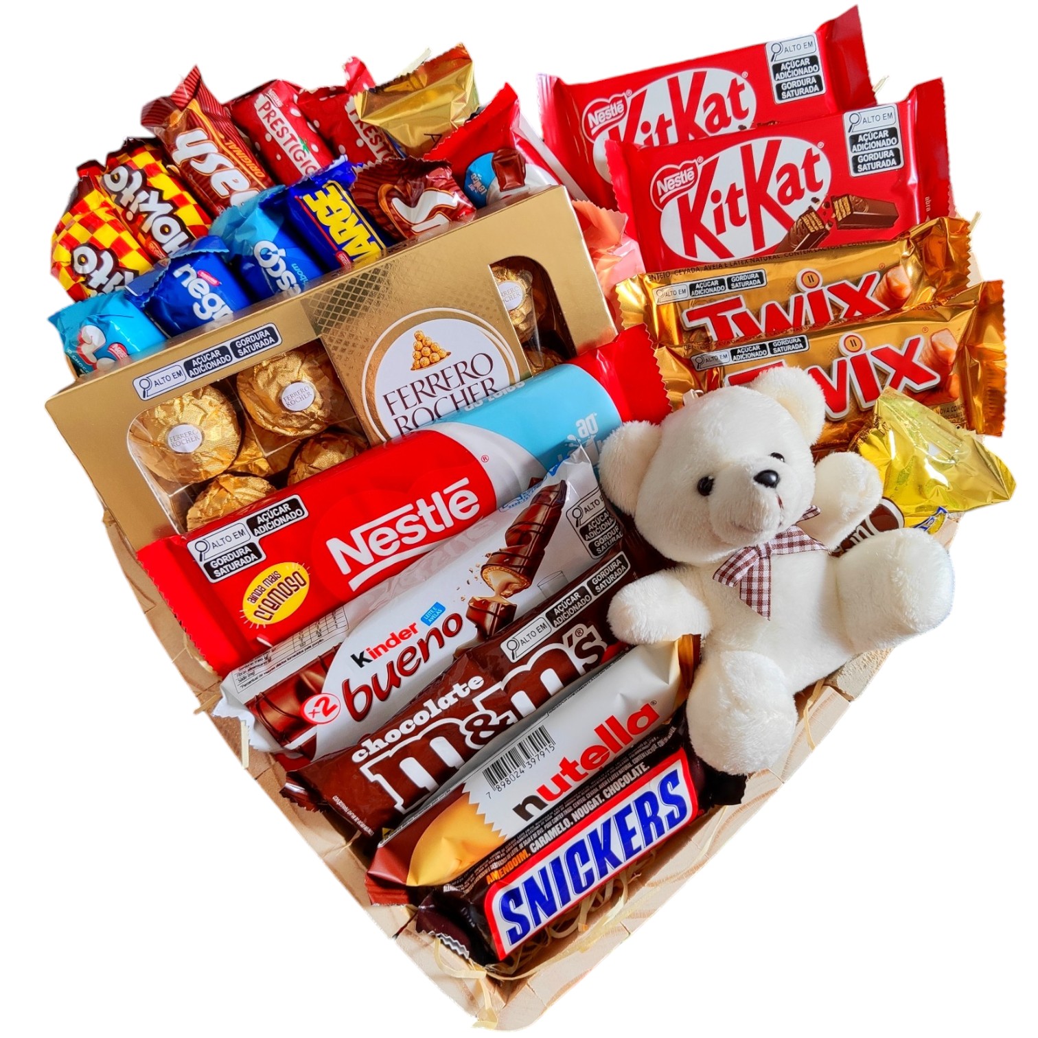 Cesta de chocolate chocomania