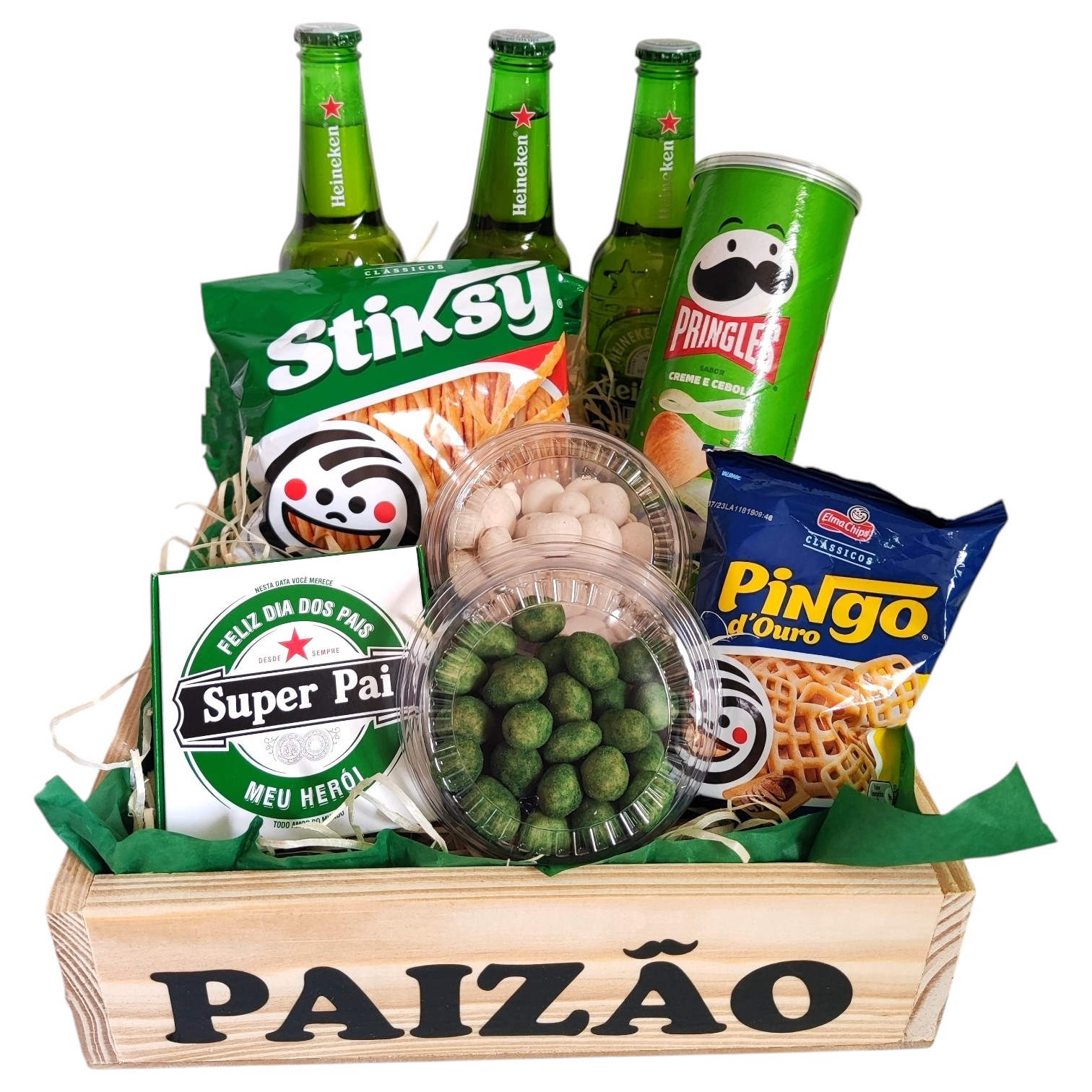 Cesta de cerveja - Super pai