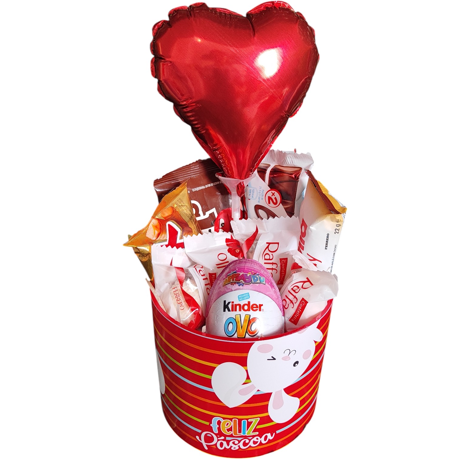 Mimo de p�scoa Kinder - Vermelho