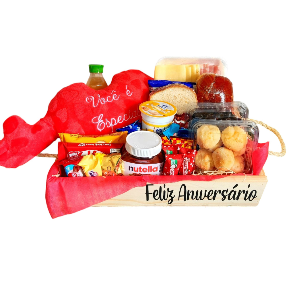 Cesta Especial - Metade Caf / Metade Chocolate